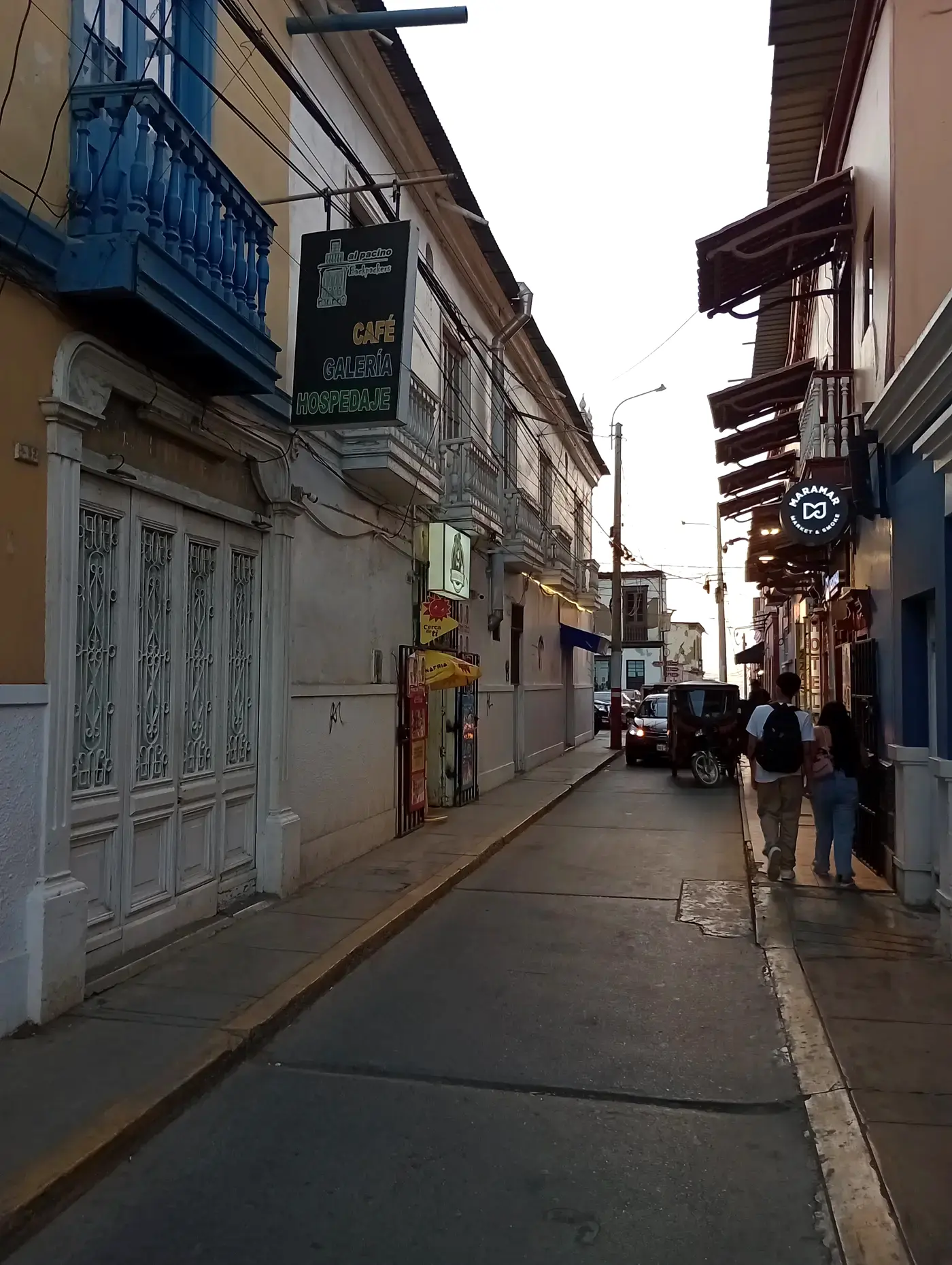 Jr. Junín, calle del centro histórico de Pacasmayo