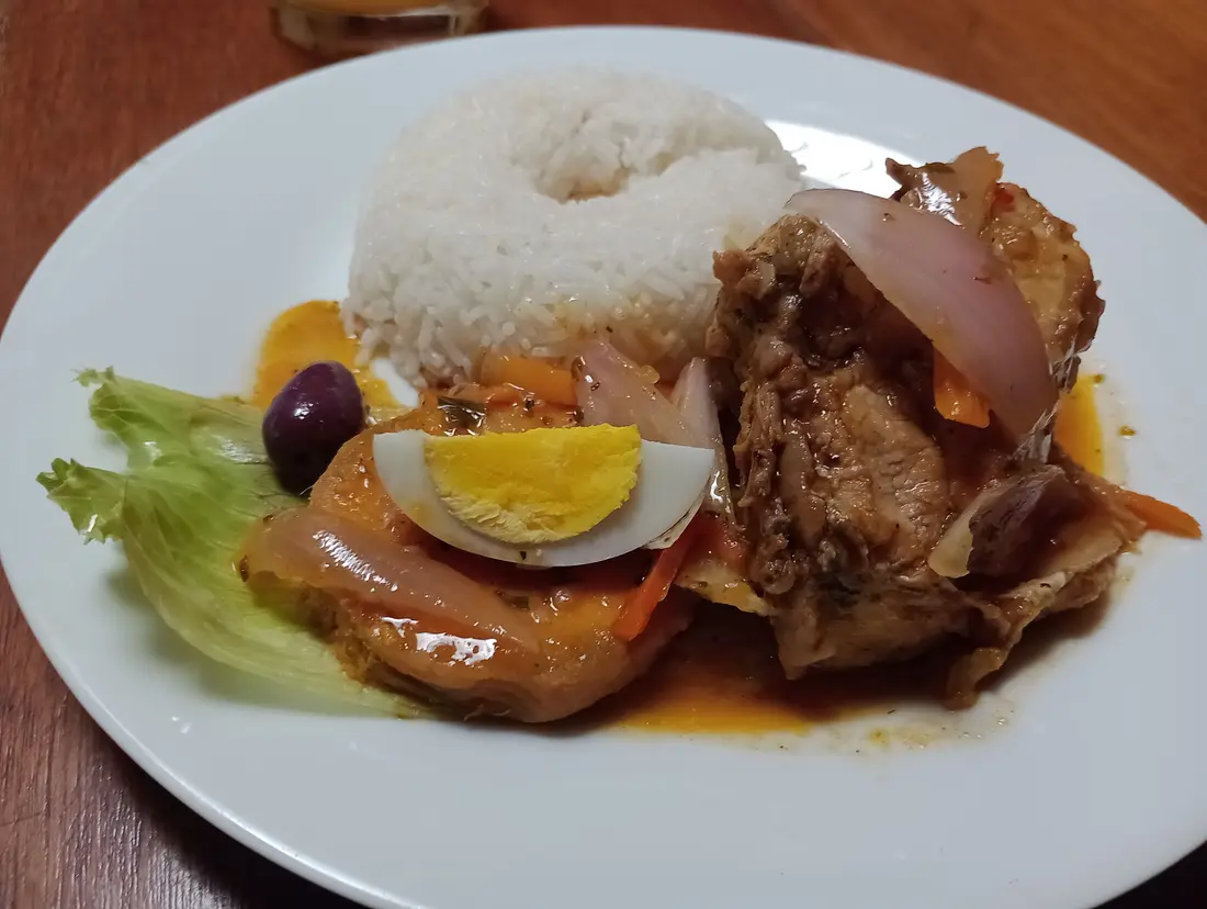Segunda opción de plato de fondo del menú del día